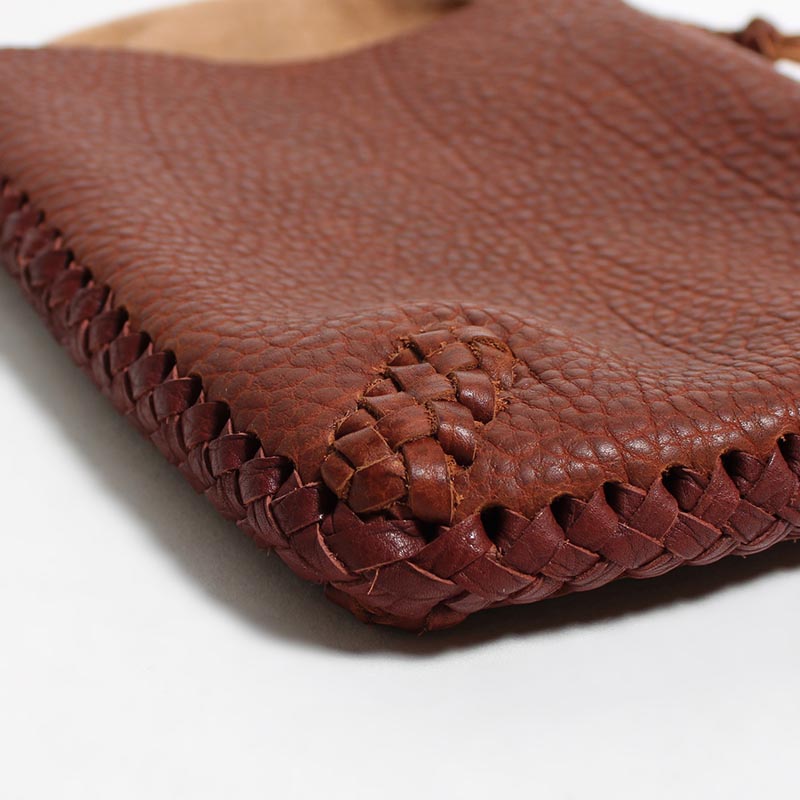 HANDMADE LEATHER BAG -BROWN- | IN ONLINE STORE
