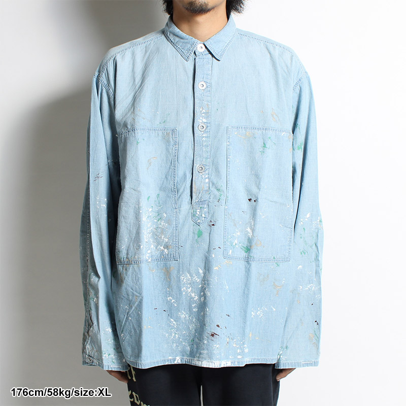 US ARMY PO CHAMBRAY SHIRT -INDIGO- | IN ONLINE STORE