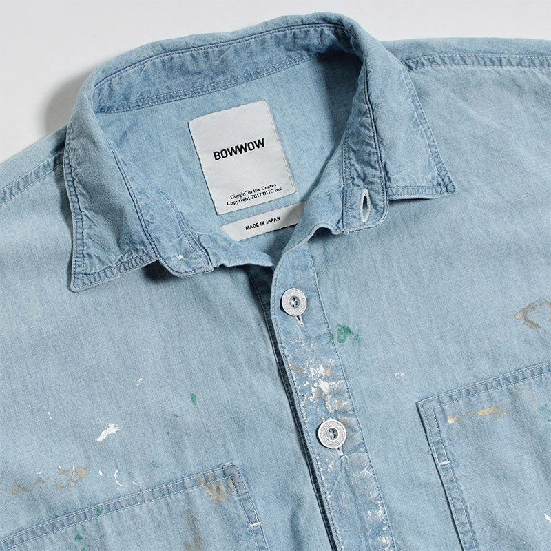 US ARMY PO CHAMBRAY SHIRT -INDIGO-