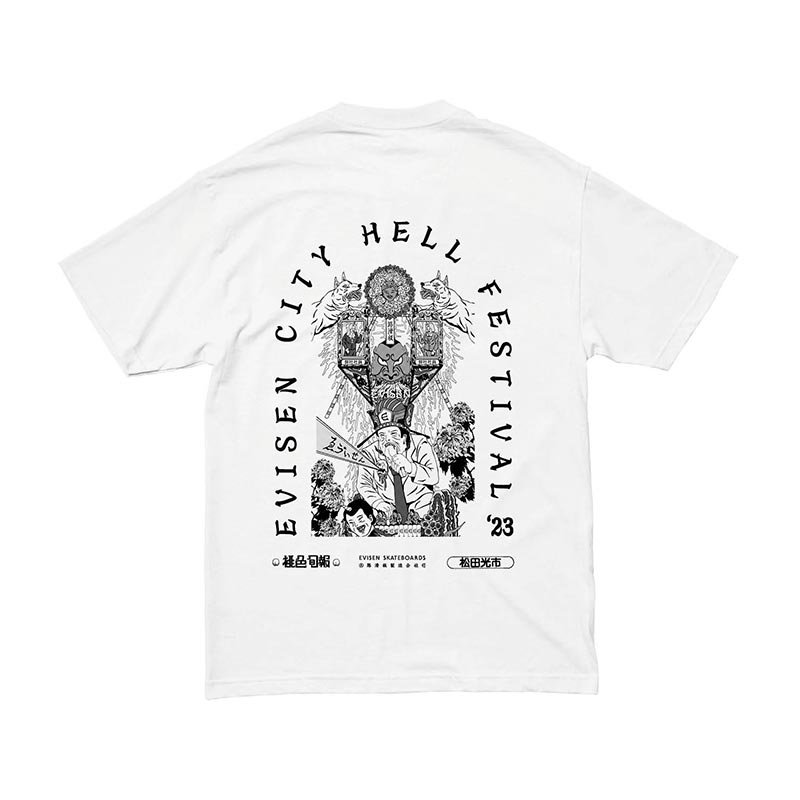 CITY HELL FESTIVAL TEE -3.COLOR-(WHITE)