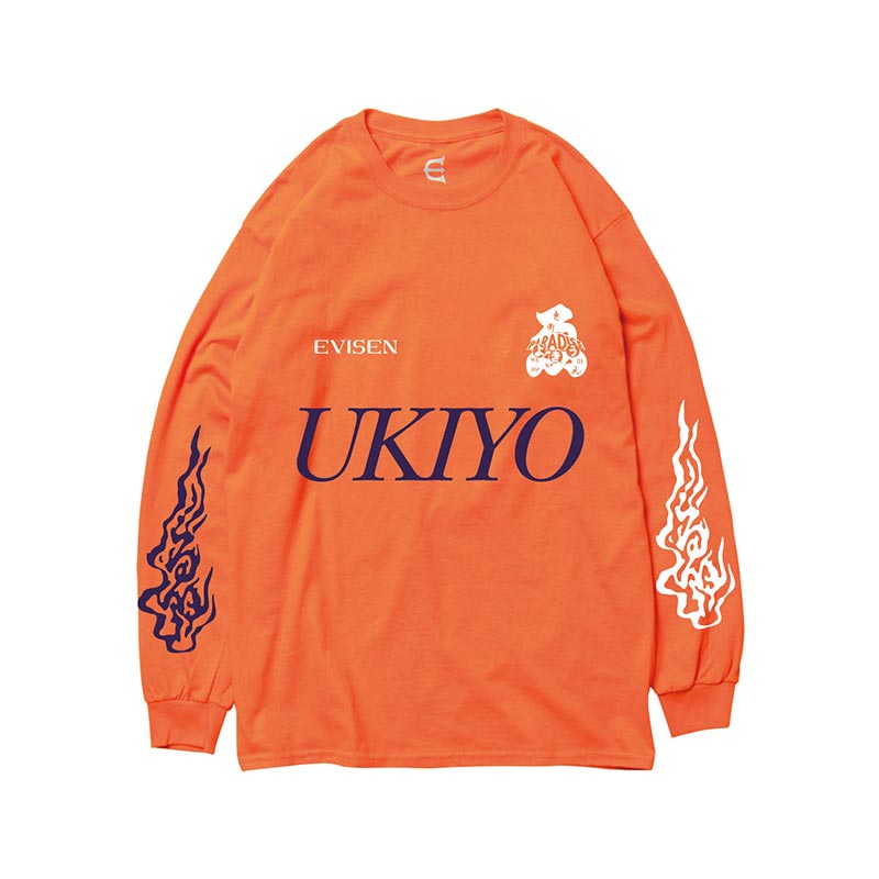 UKIYO LS TEE -3.COLOR-(オレンジ)
