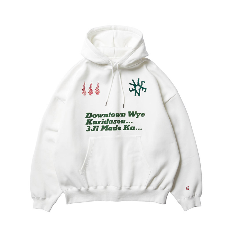DOWNTOWN HOODIE -3.COLOR-(WHITE)