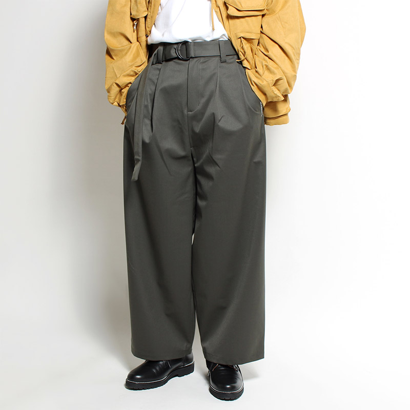 16,000円【Gajess】wool wide pants／CAMEL／36