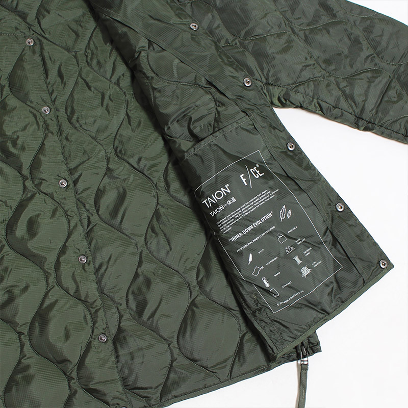 TAION BY F/CE. PACKABLE INNER DOWN JK -OLIVE- | IN ONLINE STORE