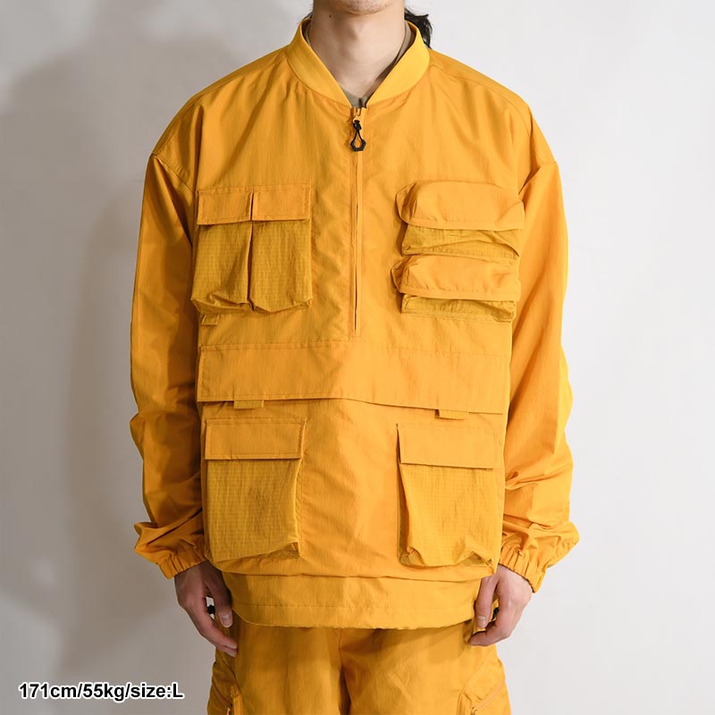 TECH UTILITY TRACK JKT -MUSTARD-