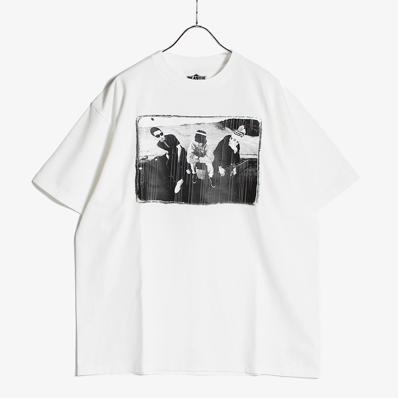 BEASTIE BOYS CHECK YOUR HEAD PHOTO TEE -WHITE-