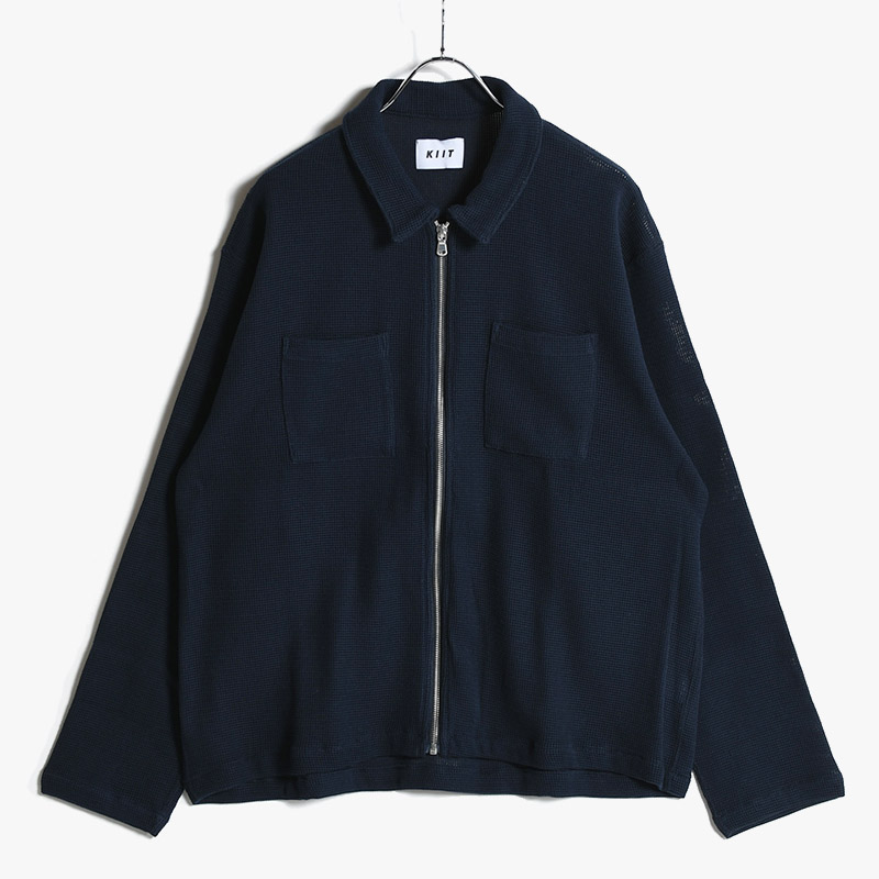 COTTON RUSSEL MESH ZIP UP SH JKT -NAVY- | IN ONLINE STORE