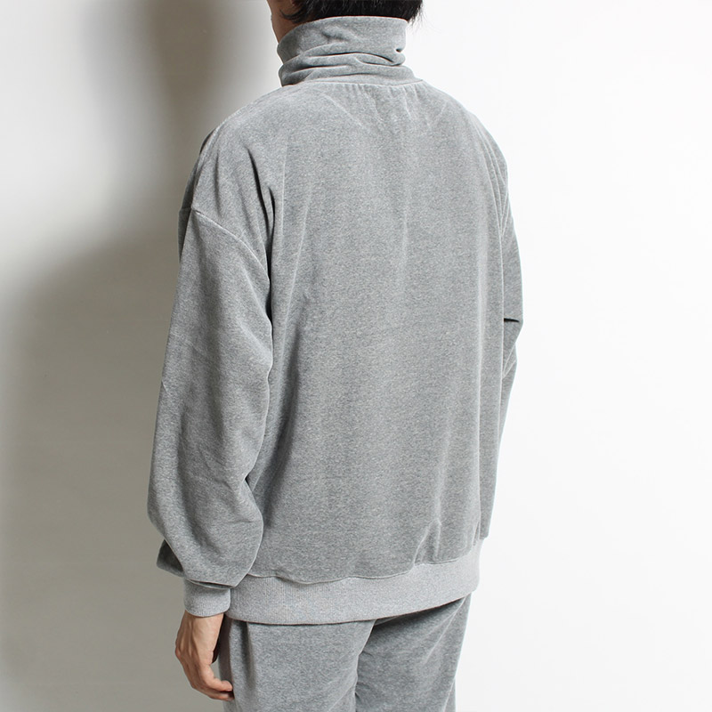 C/P HEAVY VELOR HIGH NECK -MIX GRAY- | IN ONLINE STORE