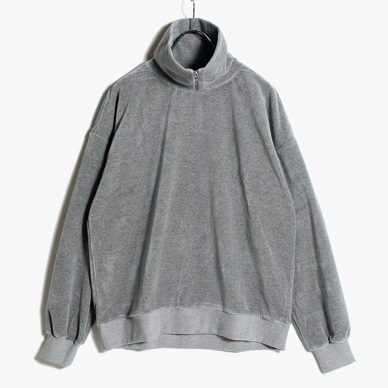 C/P HEAVY VELOR HIGH NECK -MIX GRAY- | IN ONLINE STORE