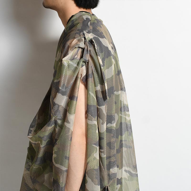 AFRICAN PONCHO -CAMO-
