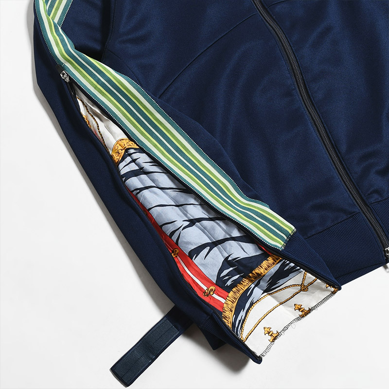 ZIP TRACK BLOUSON -NAVY-