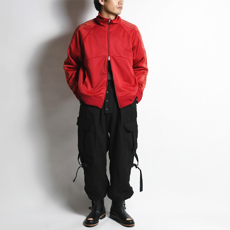 ZIP TRACK BLOUSON -RED-