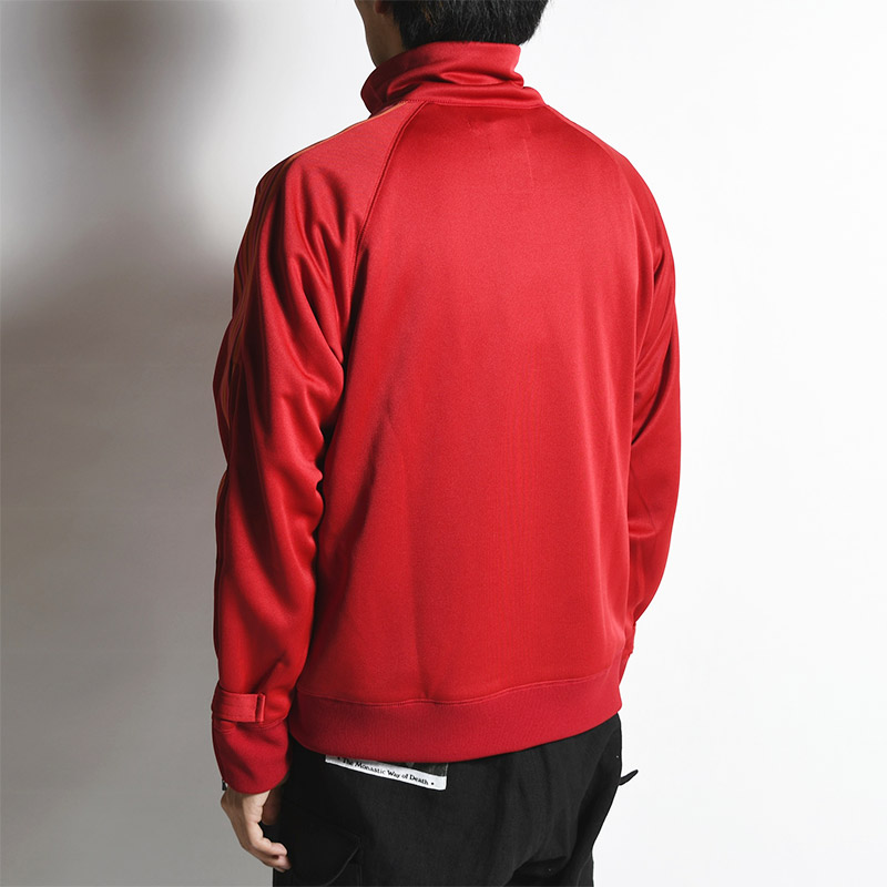 ZIP TRACK BLOUSON -RED-