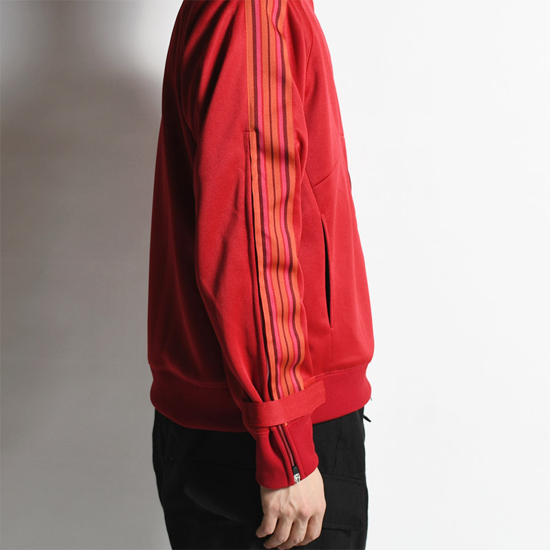 ZIP TRACK BLOUSON -RED-