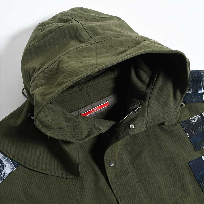 BADBADNOTGOOD MILITARY PONCHO -OLIVE- | IN ONLINE STORE