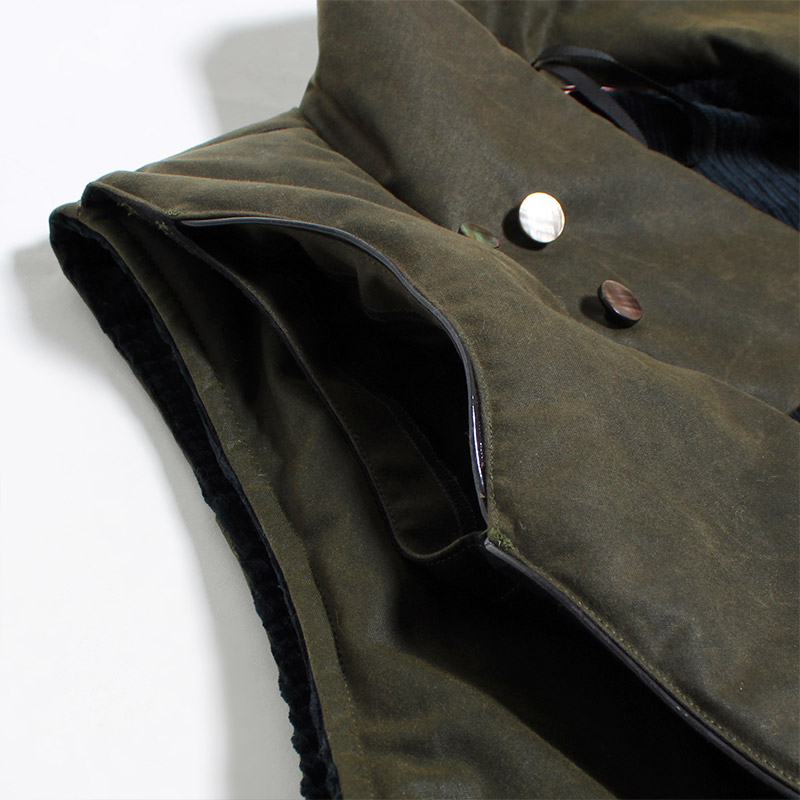 WRAPPING VEST -OLIVE-