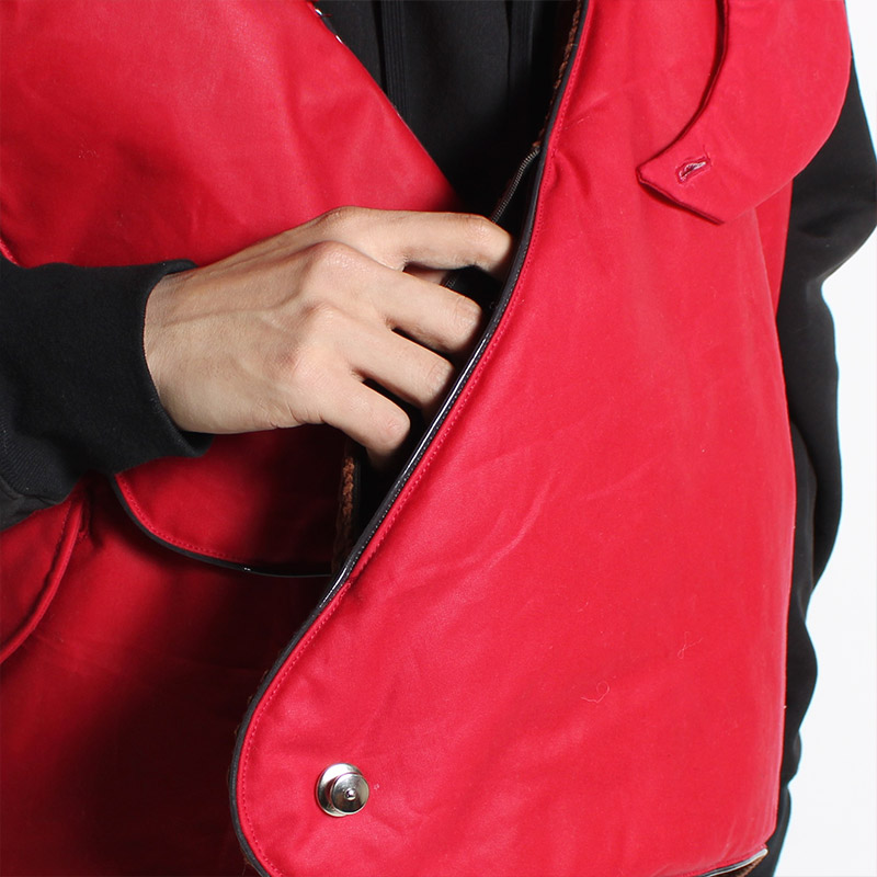 WRAPPING VEST -RED-