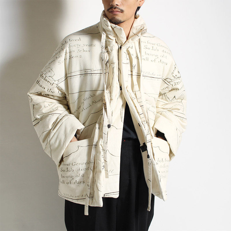 QUILTING CHINA JKT size:S -WHITE-