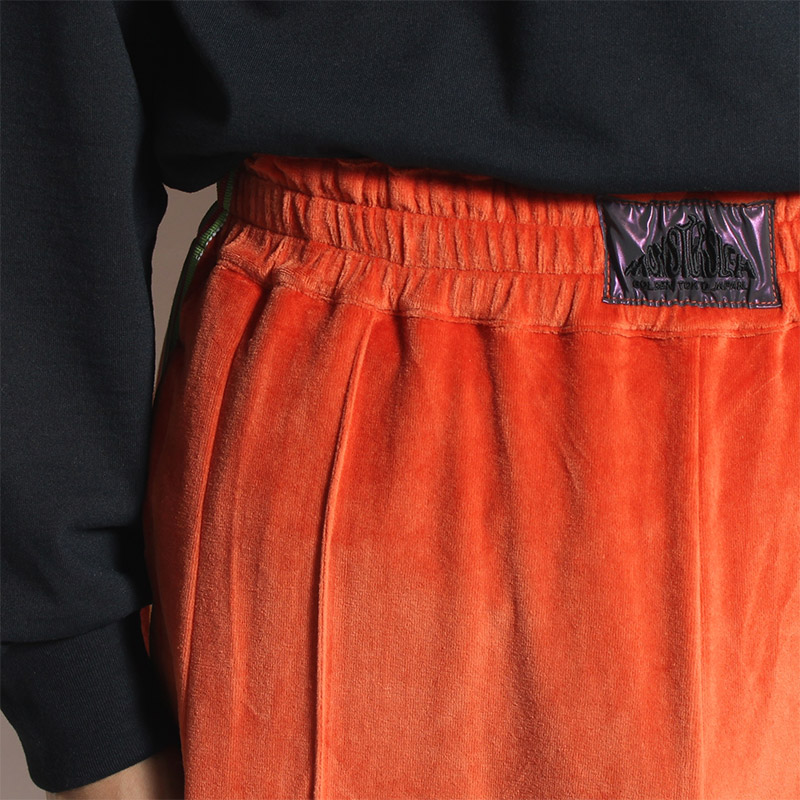 WIDE TRACK PANTS -ORANGE-