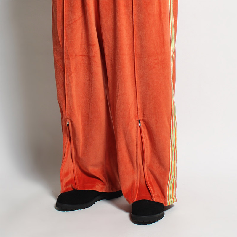 WIDE TRACK PANTS -ORANGE-