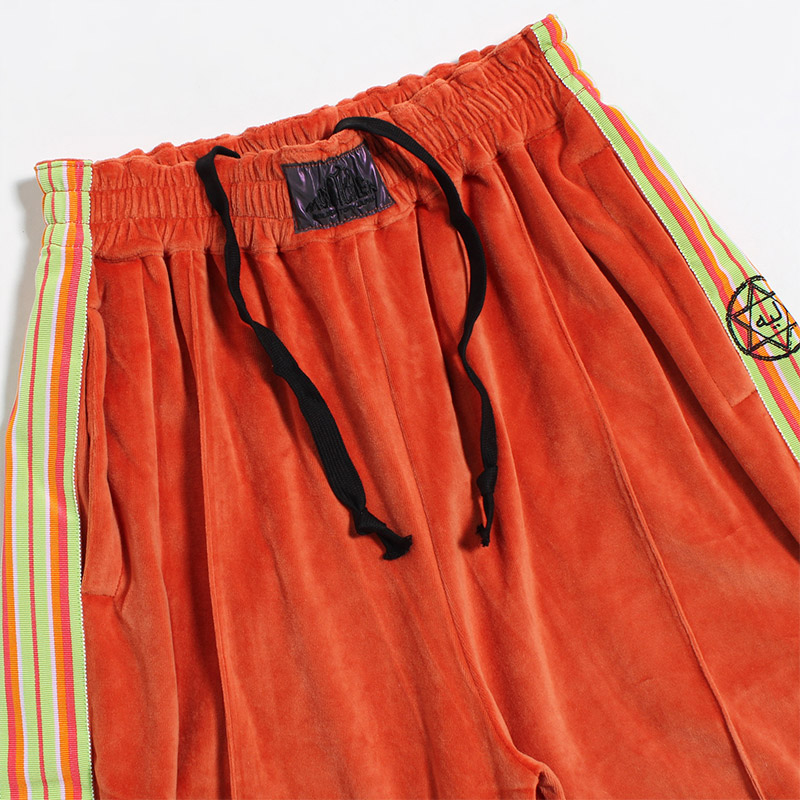 WIDE TRACK PANTS -ORANGE-