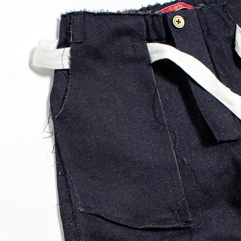 SLIM PANTS -INDIGO-