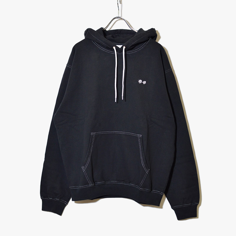 Swirl Hoodie -BLACK-