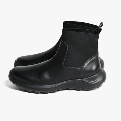 HB SIDE GORE BOOTS -BLACK-