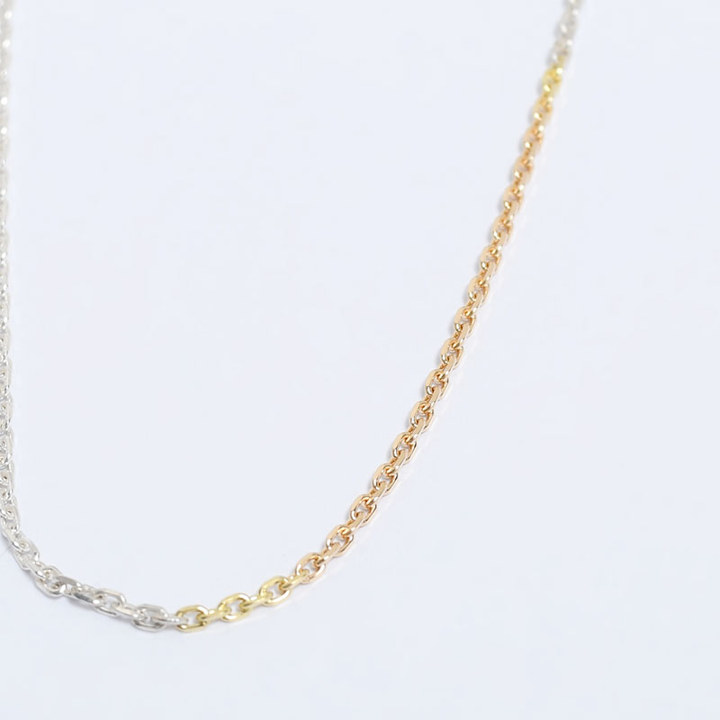 MIX CHAIN NECKLACE -SILVER- | IN ONLINE STORE