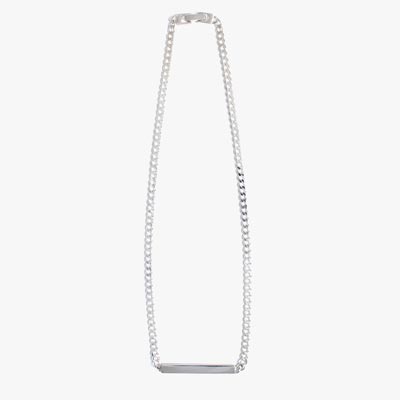 ID NECKLACE SMALL -SILVER-