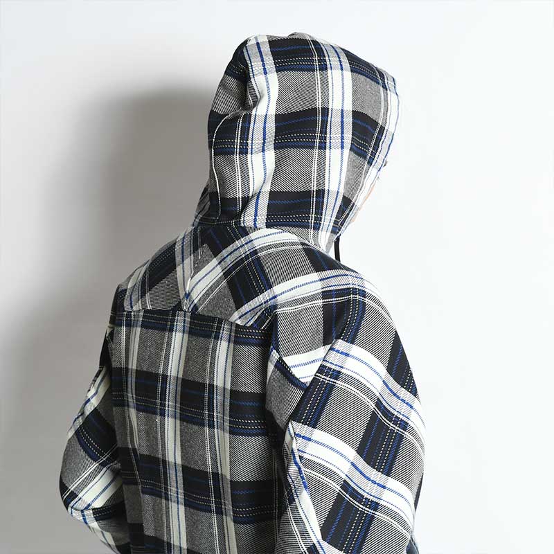 HOODED SHIRT -BK CHECK- | IN ONLINE STORE