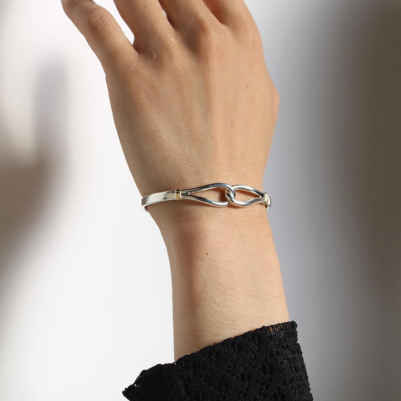 CONNECT BANGLE -SILVER×GOLD-