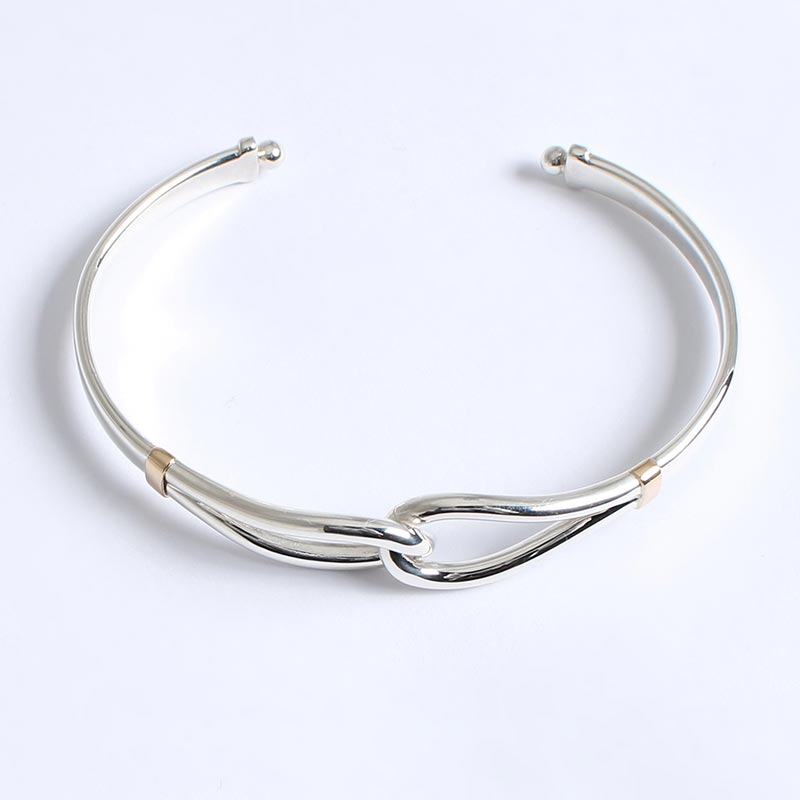 CONNECT BANGLE -SILVER×GOLD-