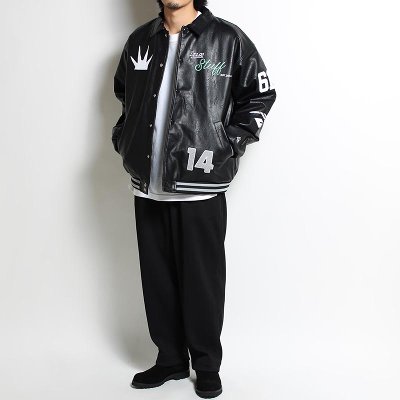 VARSITY JACKET -BLACK-