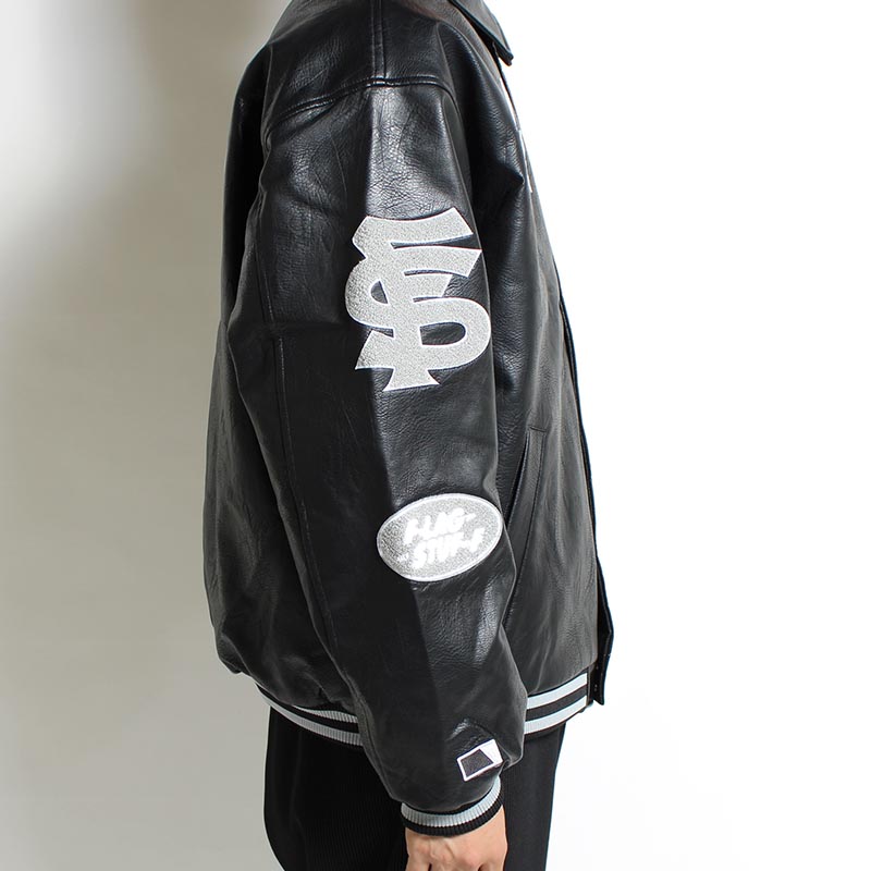 VARSITY JACKET -BLACK-