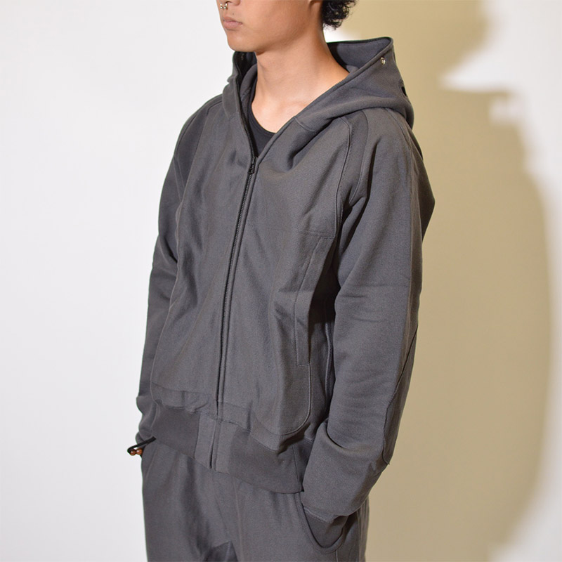 SOLID HOODIE -CHARCOAL- | IN ONLINE STORE