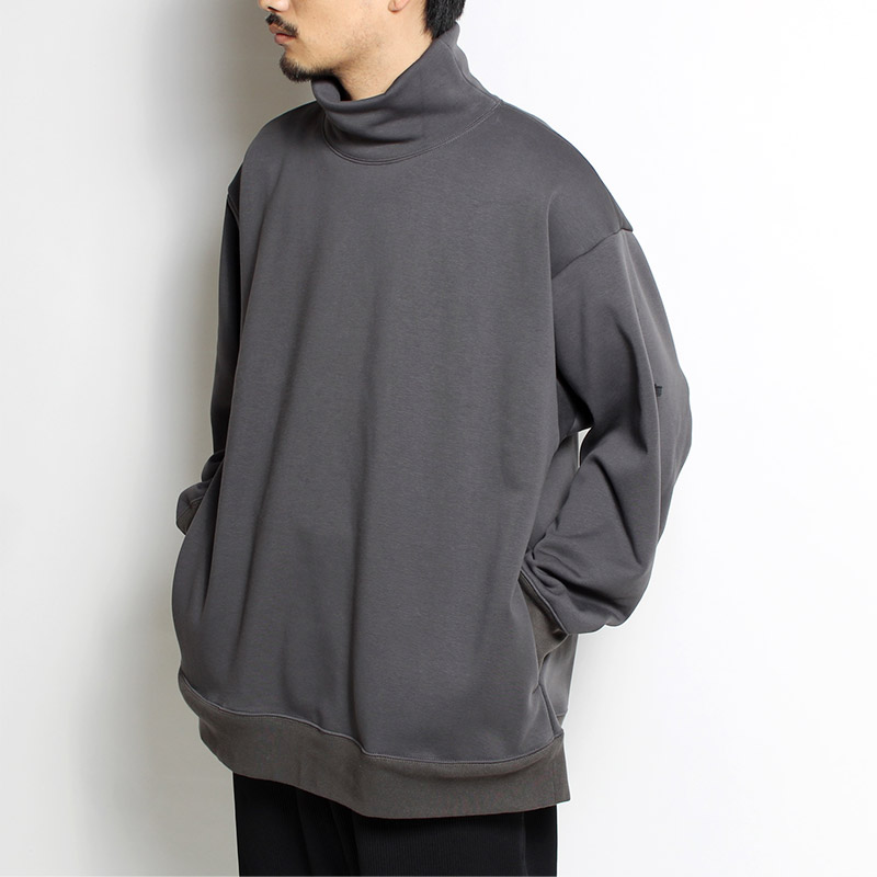 HIGH NECK -CHARCOAL-