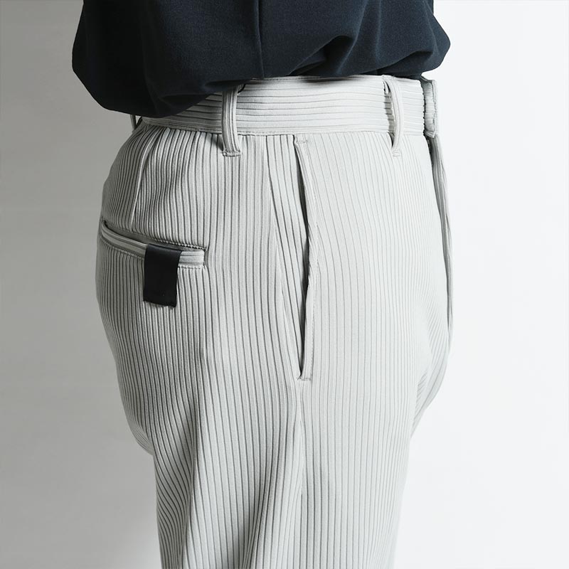 TROUSERS -GRAY-