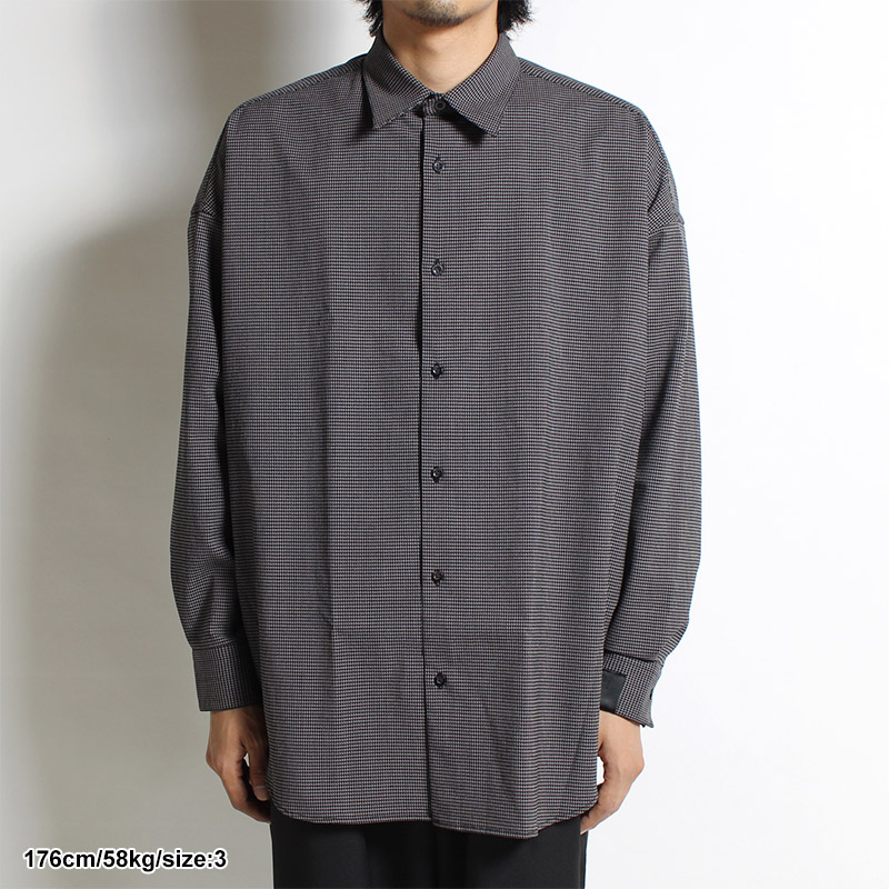 DRESS SHIRT -BLACK- | IN ONLINE STORE