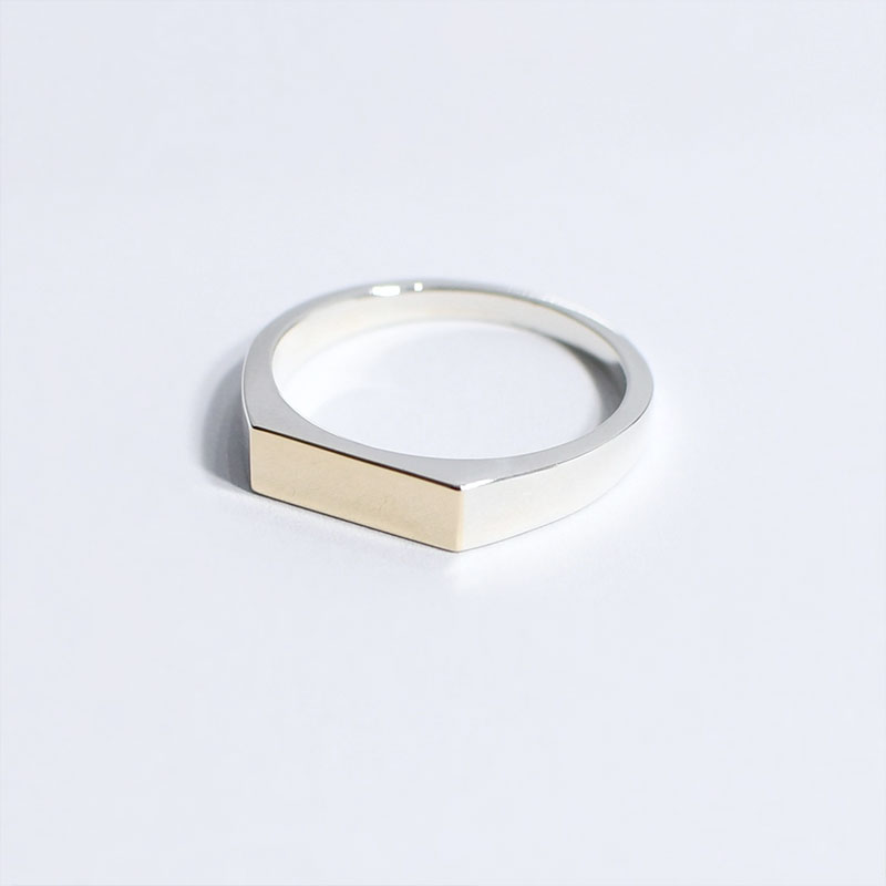 SQUARE RING -SILVER×GOLD-