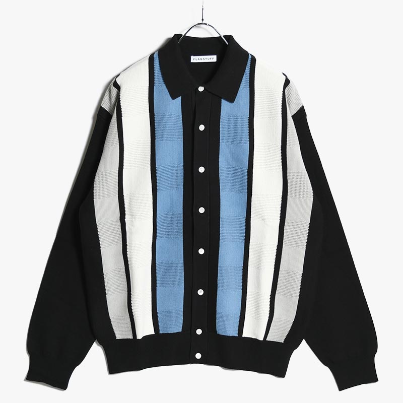 STRIPE KNIT CARDIGAN -2.COLOR- | IN ONLINE STORE