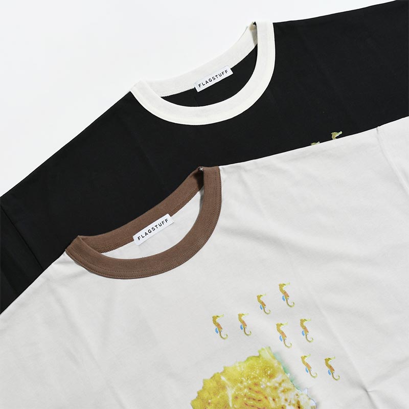 SEAHORSE RINGER TEE -2.COLOR-