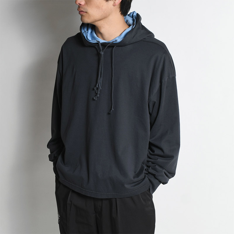 ROSTER HOODIE LAY -NAVY×SAXE- | IN ONLINE STORE