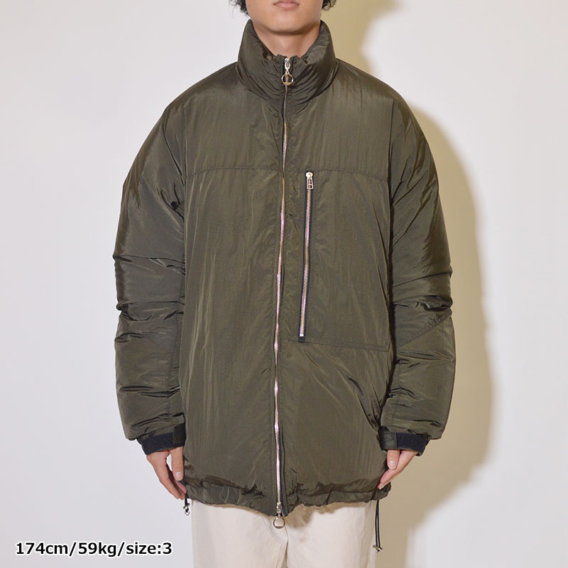 ACTIVE DOWN OVER JKT -DK.OLIVE- | IN ONLINE STORE