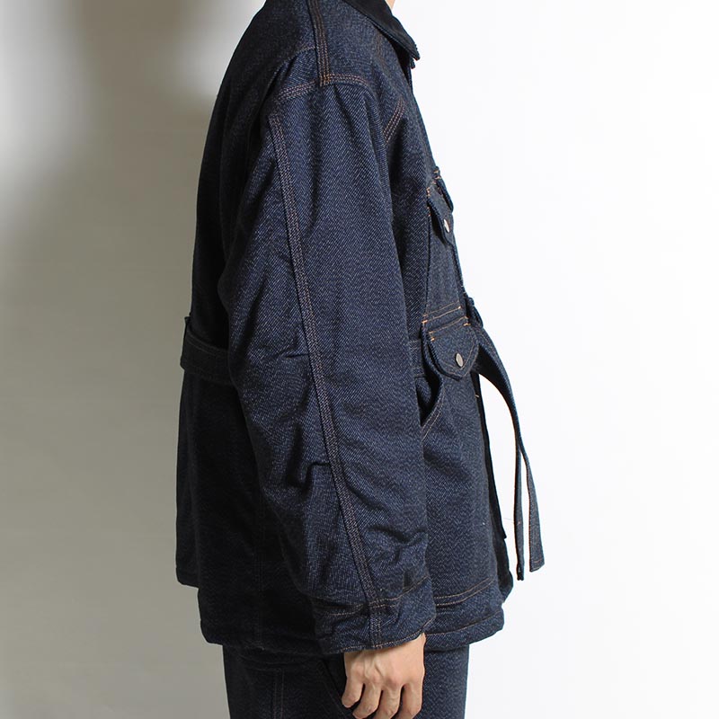 WOOL DENIM COVERALL 