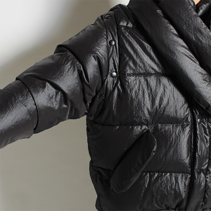 BACK TO THE DOWN JACKET -BLACK-