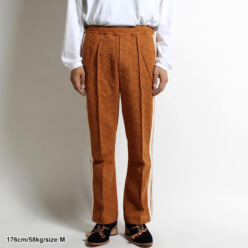 BOOTS CUT TRACK PANTS "OLIVE BRANCH" -CAMEL-