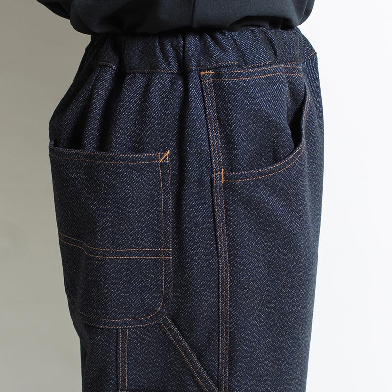 TAPERED EASY PANTS "PAINTER" -NAVY-