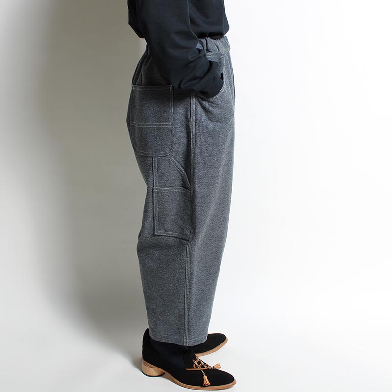 TAPERED EASY PANTS "PAINTER" -BLUE-