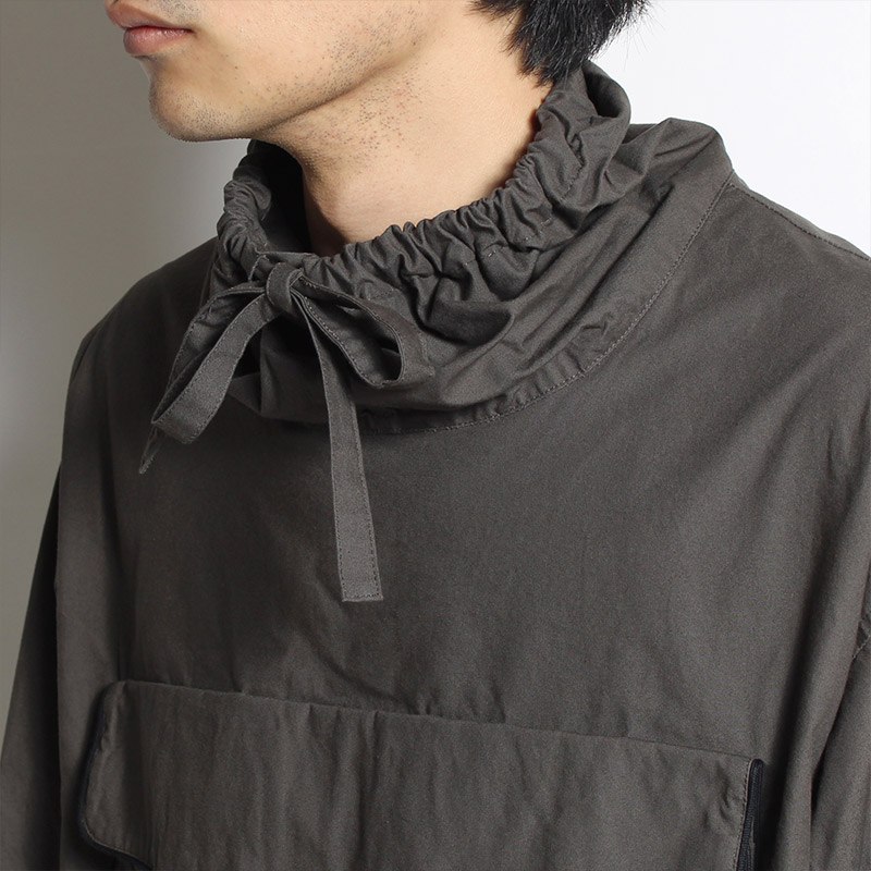 HI-NECK PULLOVER SHIRT -SUMI- | IN ONLINE STORE